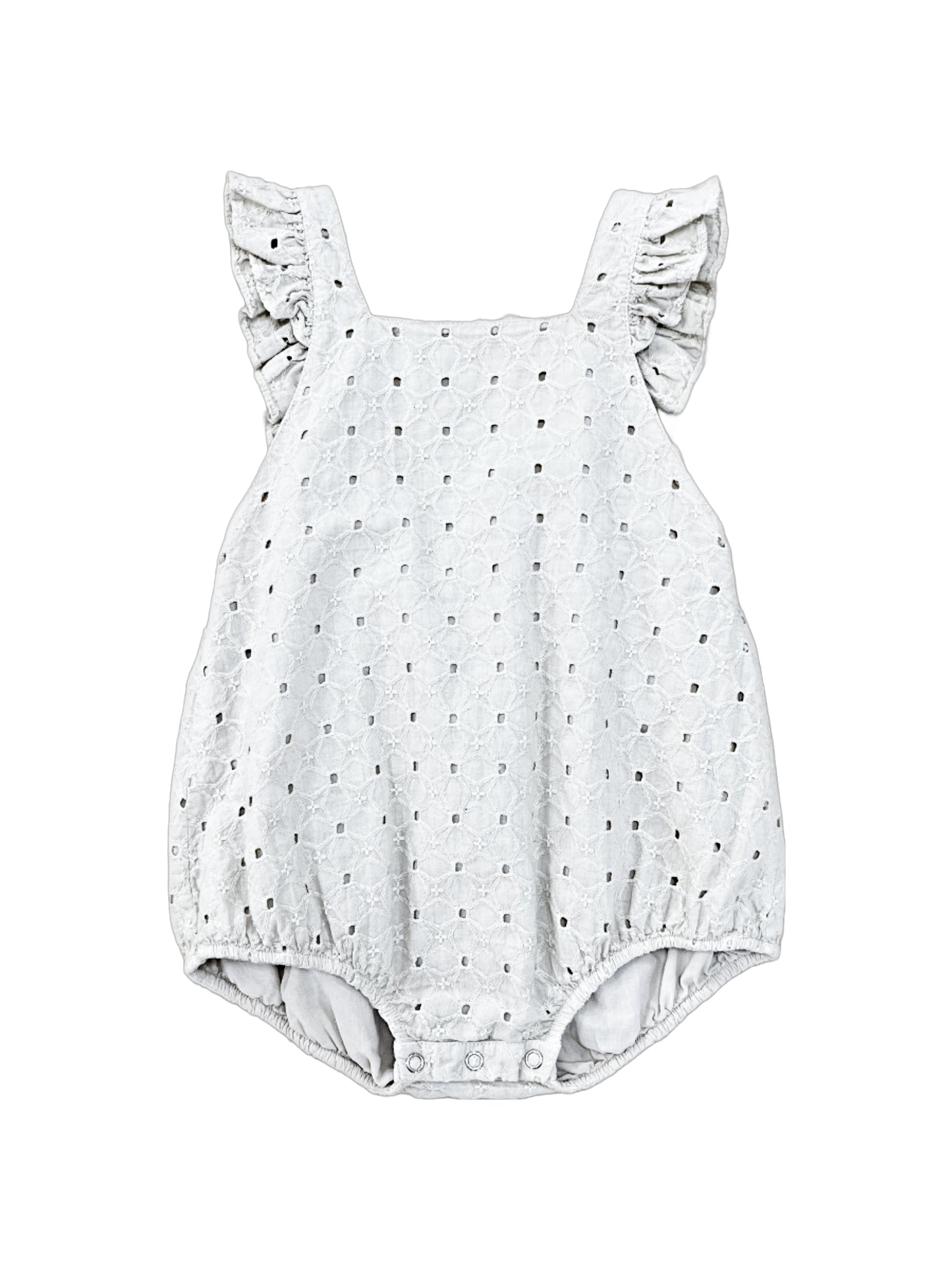 Baby Romper Lady Sea Salt | Peter Jo Natural