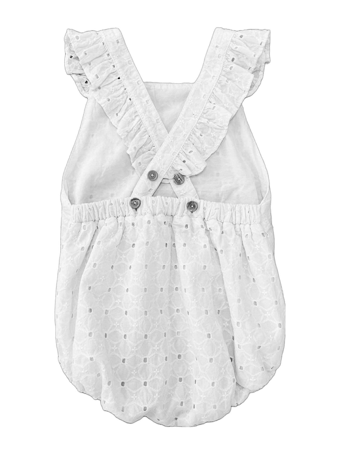 Baby Romper Lady Sea Salt | Peter Jo Natural