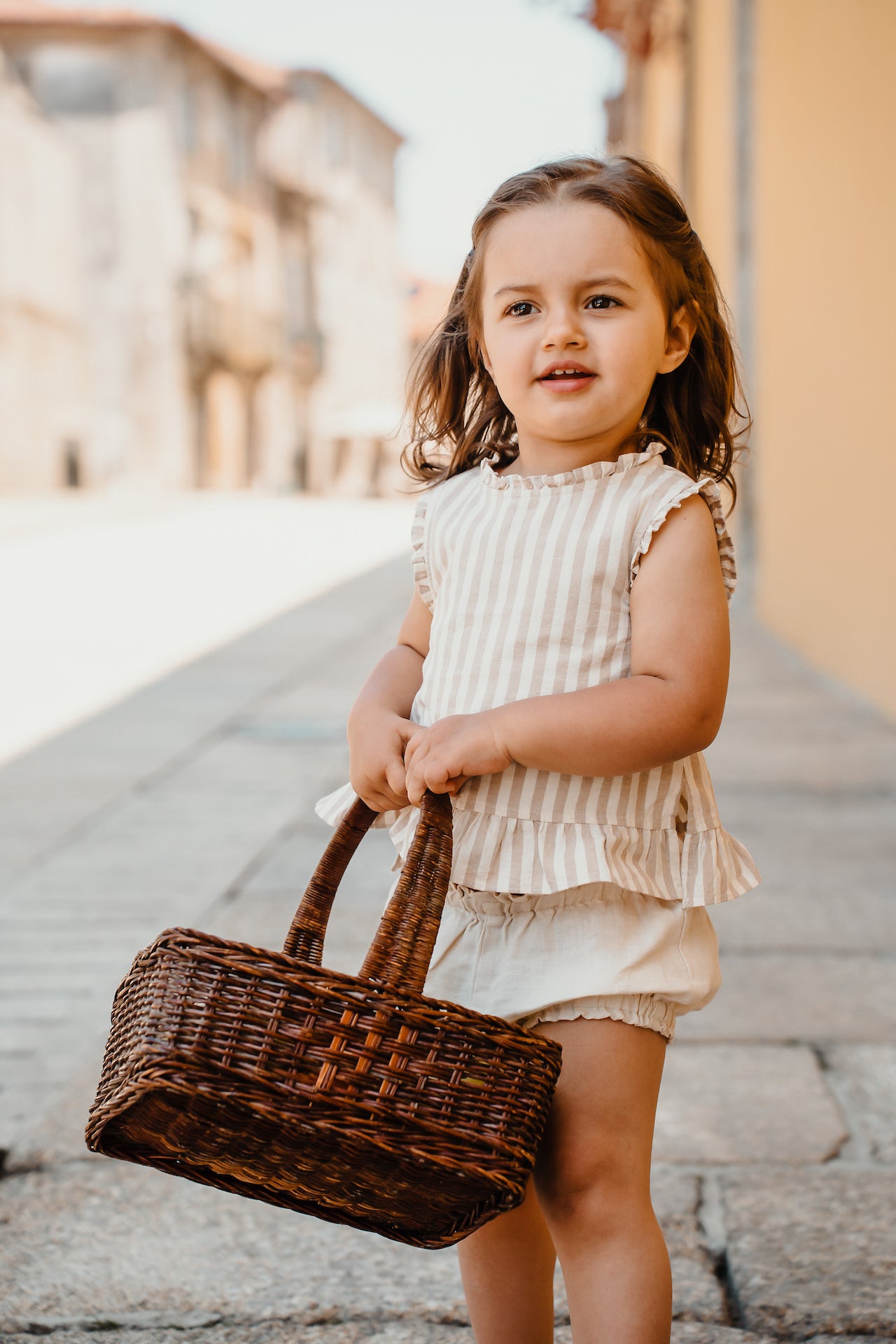 Cotton-Linen Shirt Drew Cinnamon Baby | Peter Jo