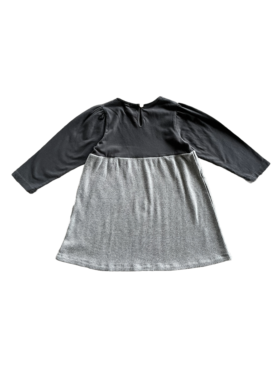 organic baby dress peggy grey | peter jo