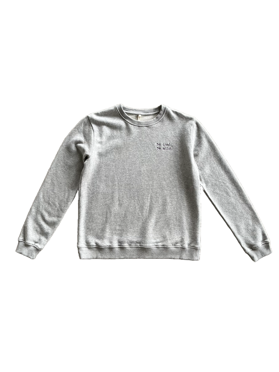 Organic Winter Sweatshirt Bass Grey for Women | Peter Jo
