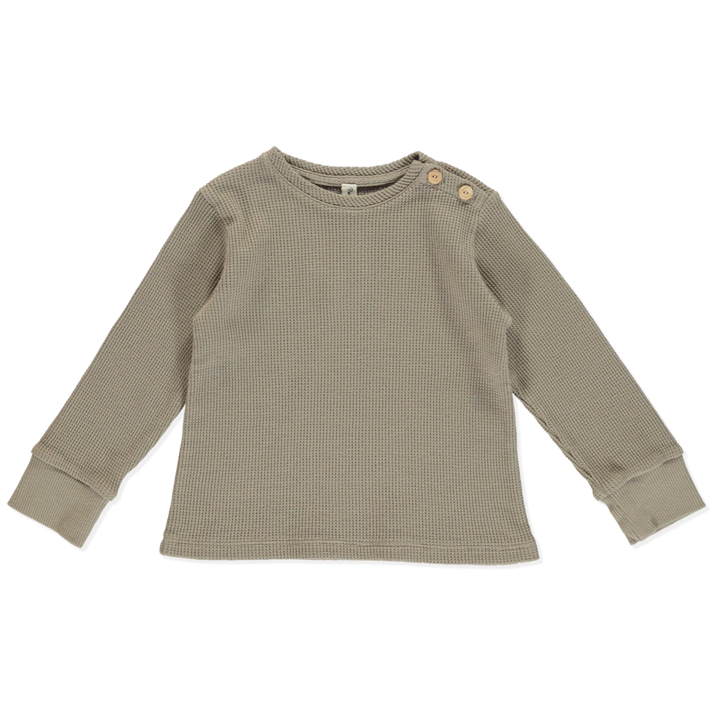 organic baby shirt jasmine coffee | peter jo