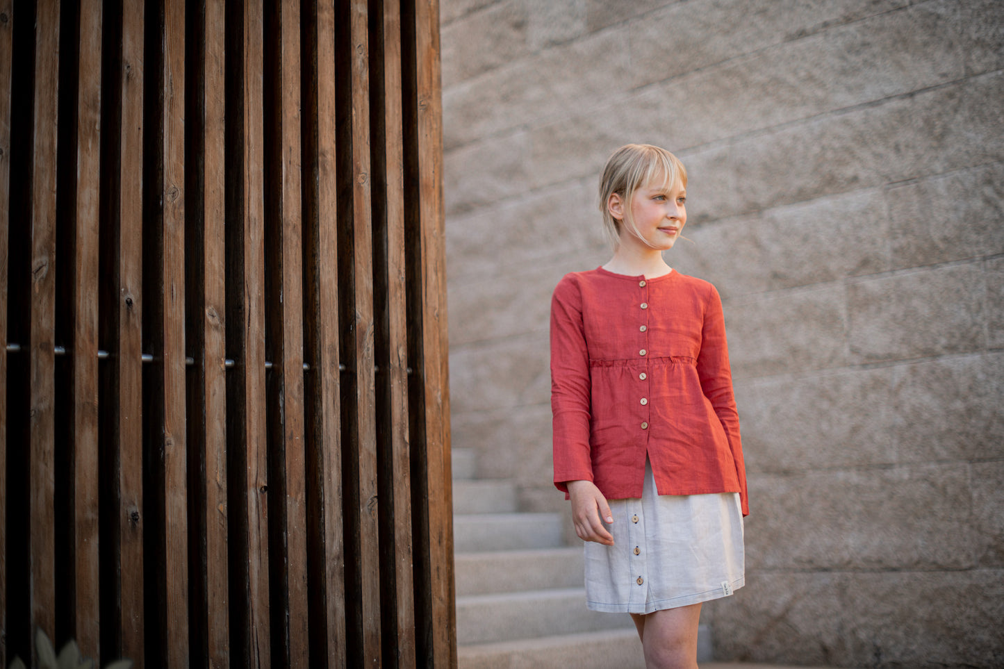 Shirt Violet Terracotta