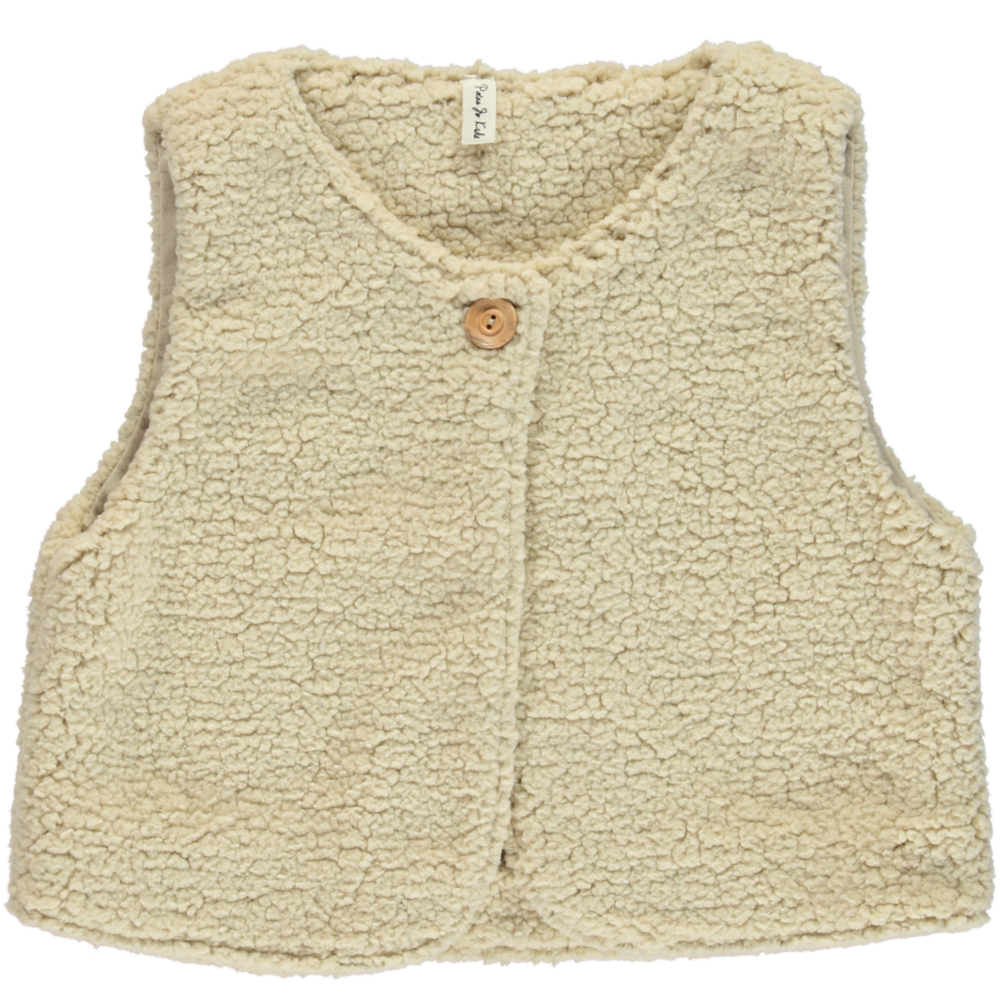 cute organic kids vest unisex | peter jo