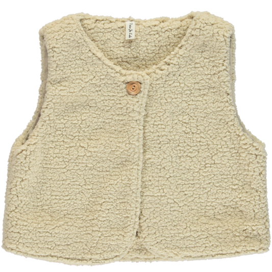 cute organic kids vest unisex | peter jo