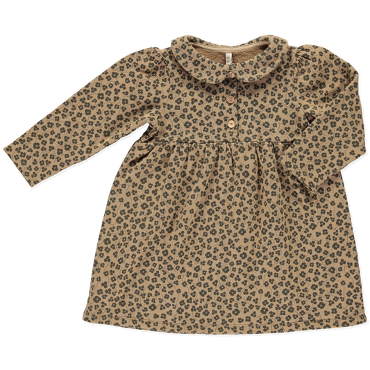 organic baby dress printed | peter jo