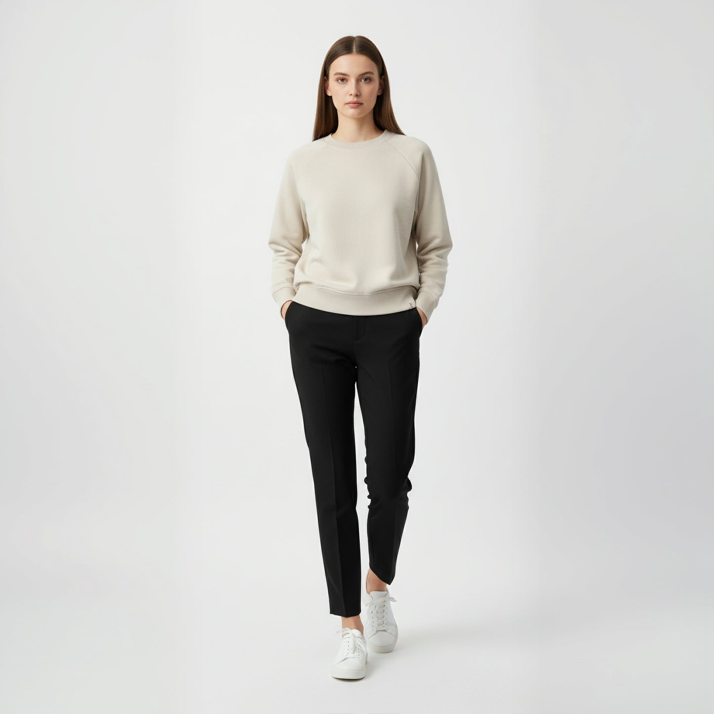 Women’s Organic Sweatshirt – Willow Cream