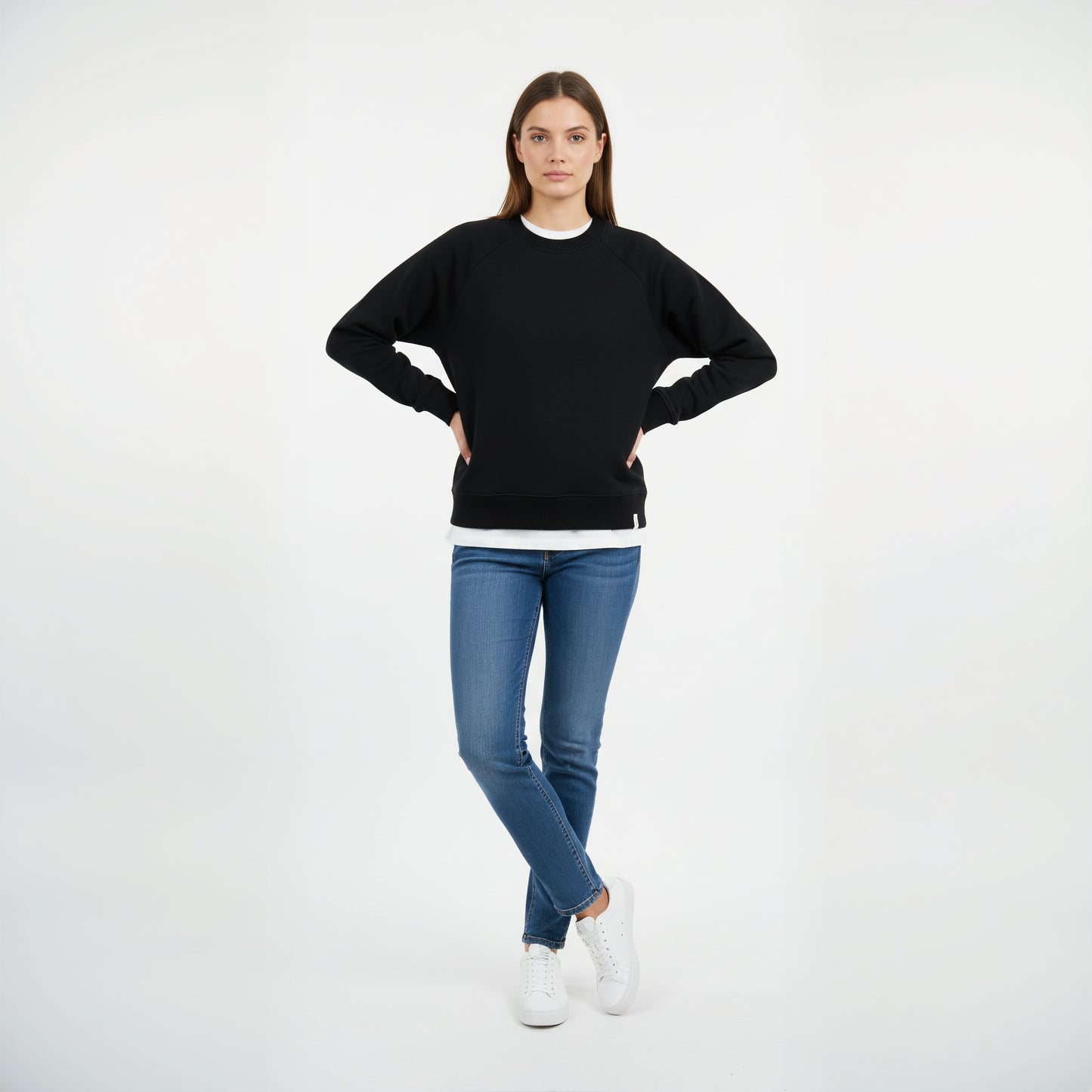 Women’s Organic Sweatshirt – Black Oak
