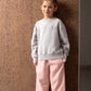 pink organic fleece pants blair | peter jo natural clothing