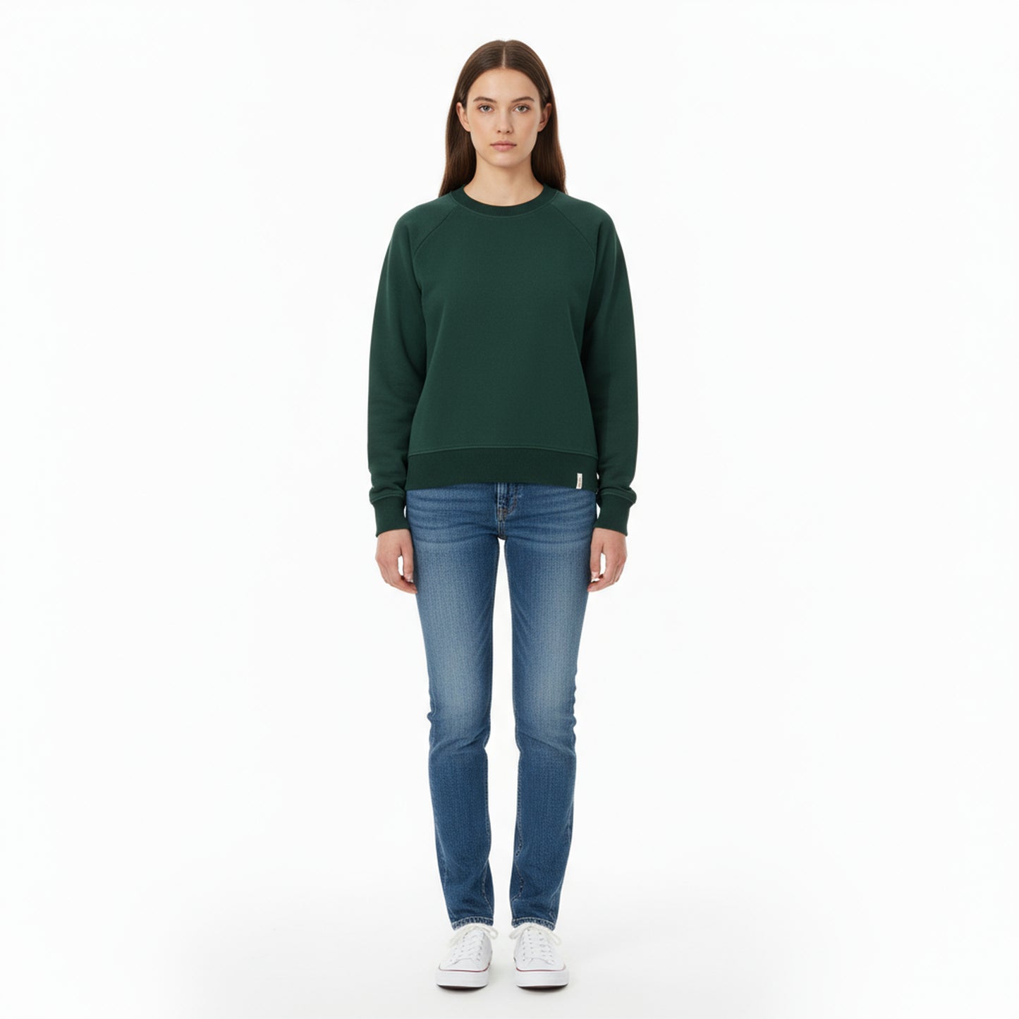 Women’s Organic Sweatshirt – Willow Forest Green