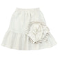 Linen Skirt Tulip Sienna Cream | Peter Jo Natural Clothing 