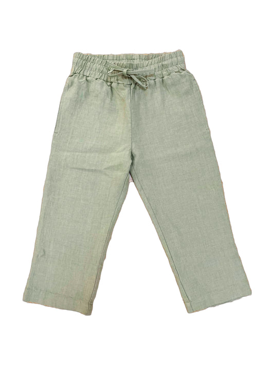 Linen Pants Dawn Olive | Peter Jo Natural