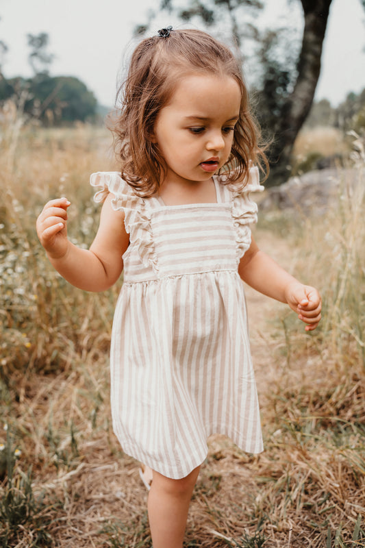 Cotton-Linen Dress Luna Cinnamon | Peter Jo Natural Clothing