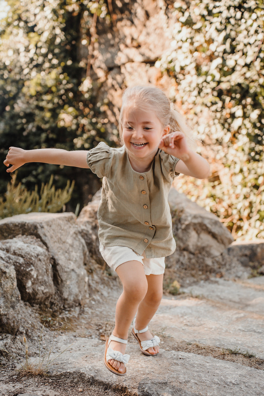 Linen Shorts Magic Sienna Cream | Peter Jo Natural