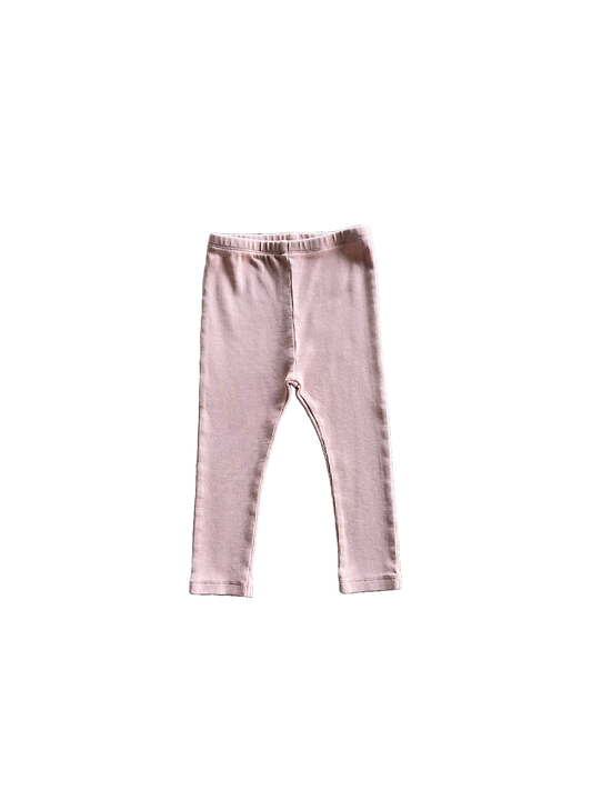 pink ribbed leggings oggy | peter jo