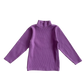 Organic Kids' Ribbed Shirt - Purple Manny | Peter Jo