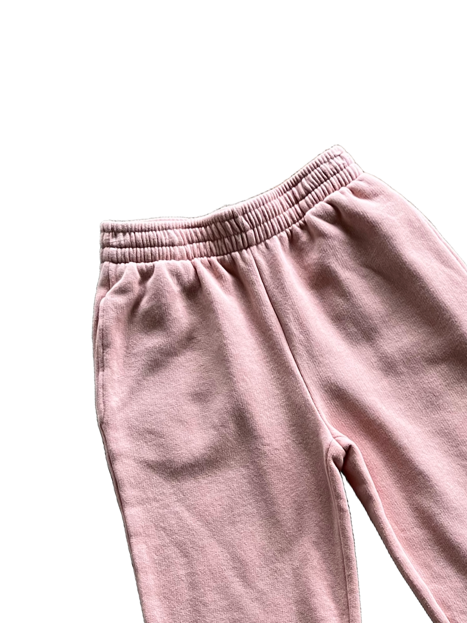 pink organic fleece pants blair | peter jo natural clothing