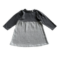 organic baby dress peggy grey | peter jo