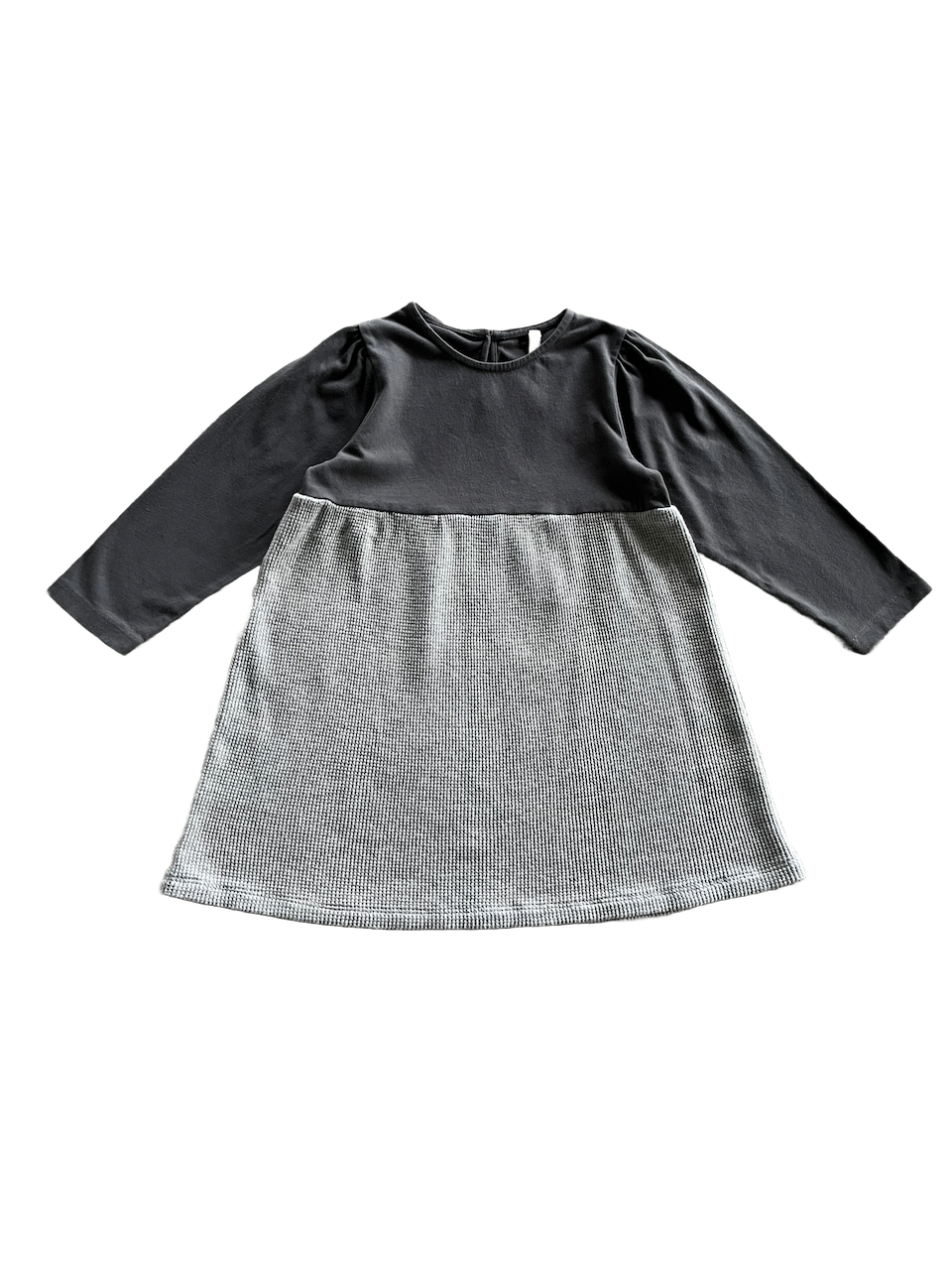 organic baby dress peggy grey | peter jo