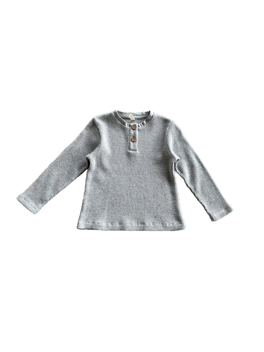 Organic Baby Shirt - Heather Grey Wendy Shirt