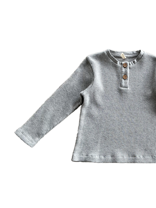 Organic Baby Shirt - Heather Grey Wendy Shirt