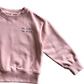 Organic Sweatshirt Bass Pink Kids | Peter Jo