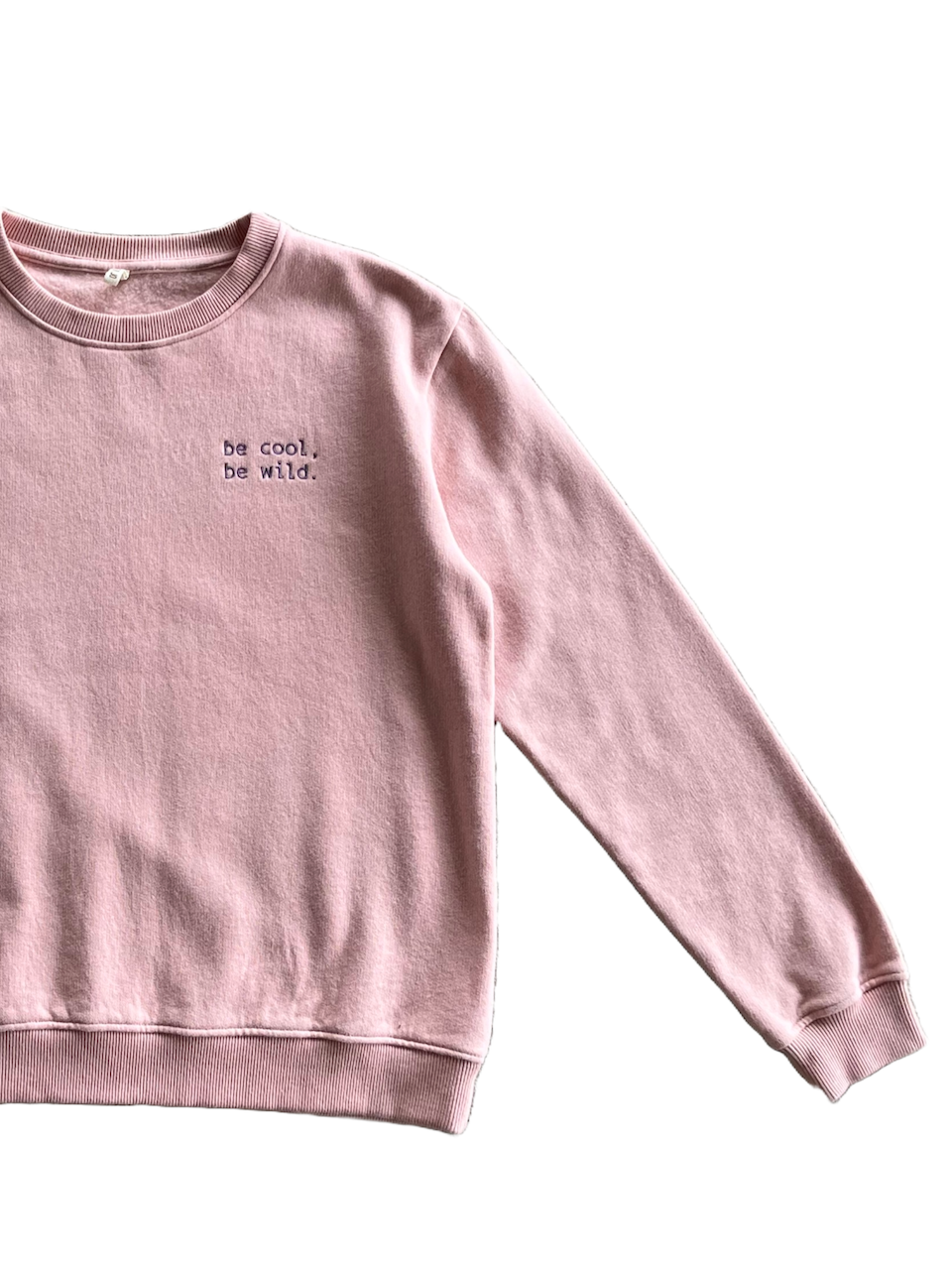 Organic Sweatshirt Bass Pink for Women