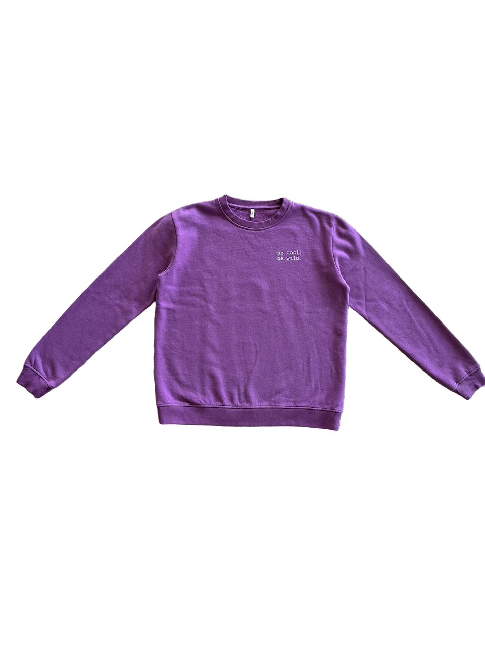 Organic Winter Sweatshirt Bass Purple for Women