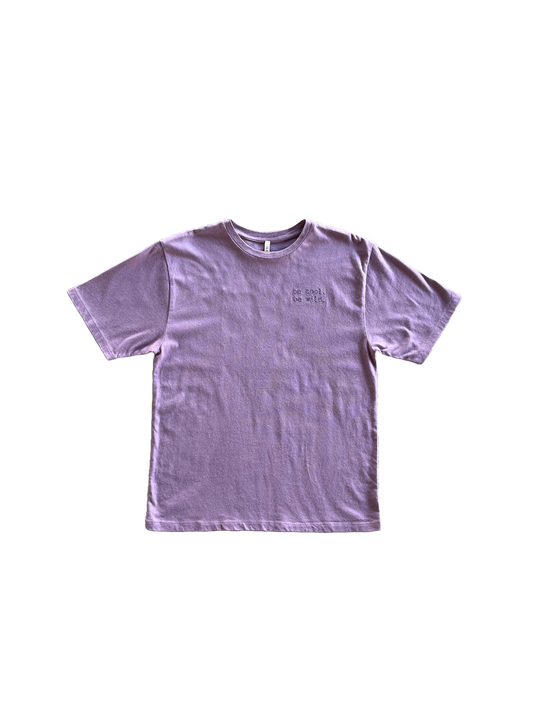 Organic T-Shirt Beet Purple | Peter Jo Natural Clothing