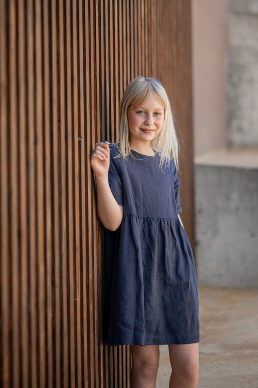 linen tunic dress