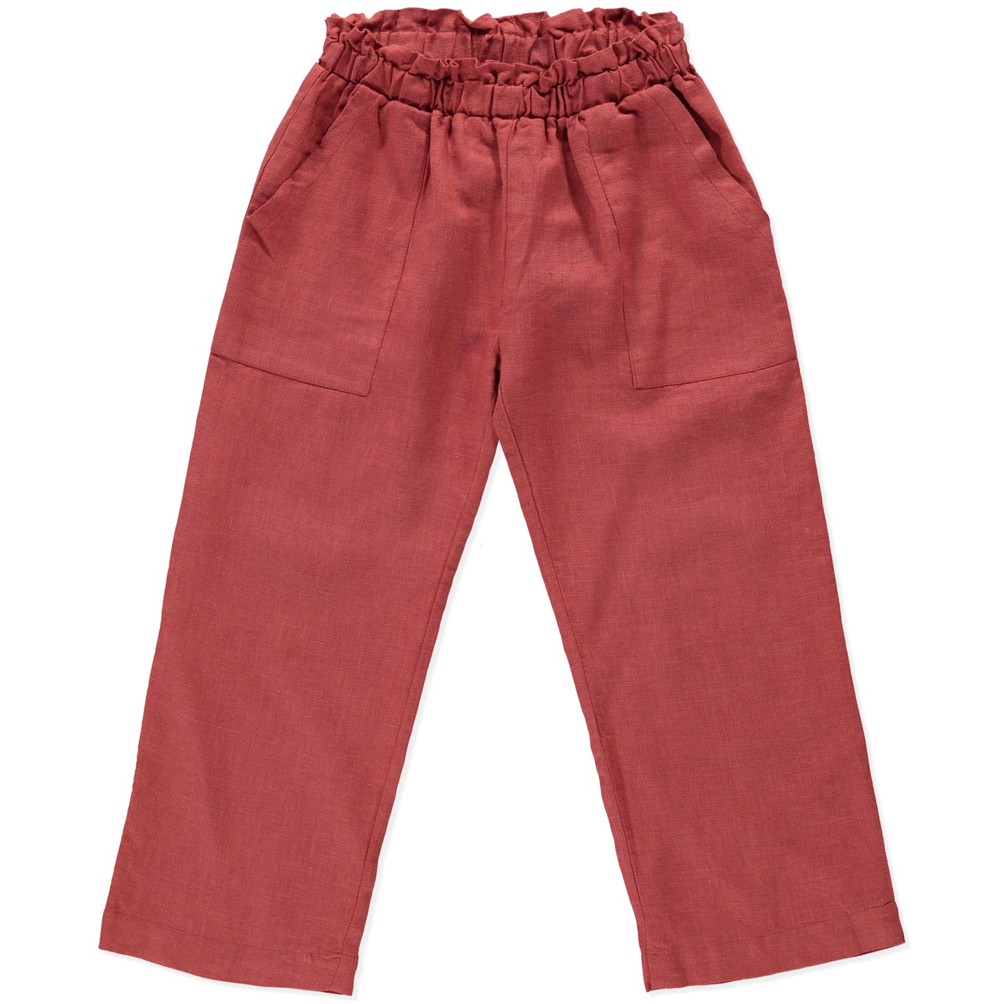 linen crop pants