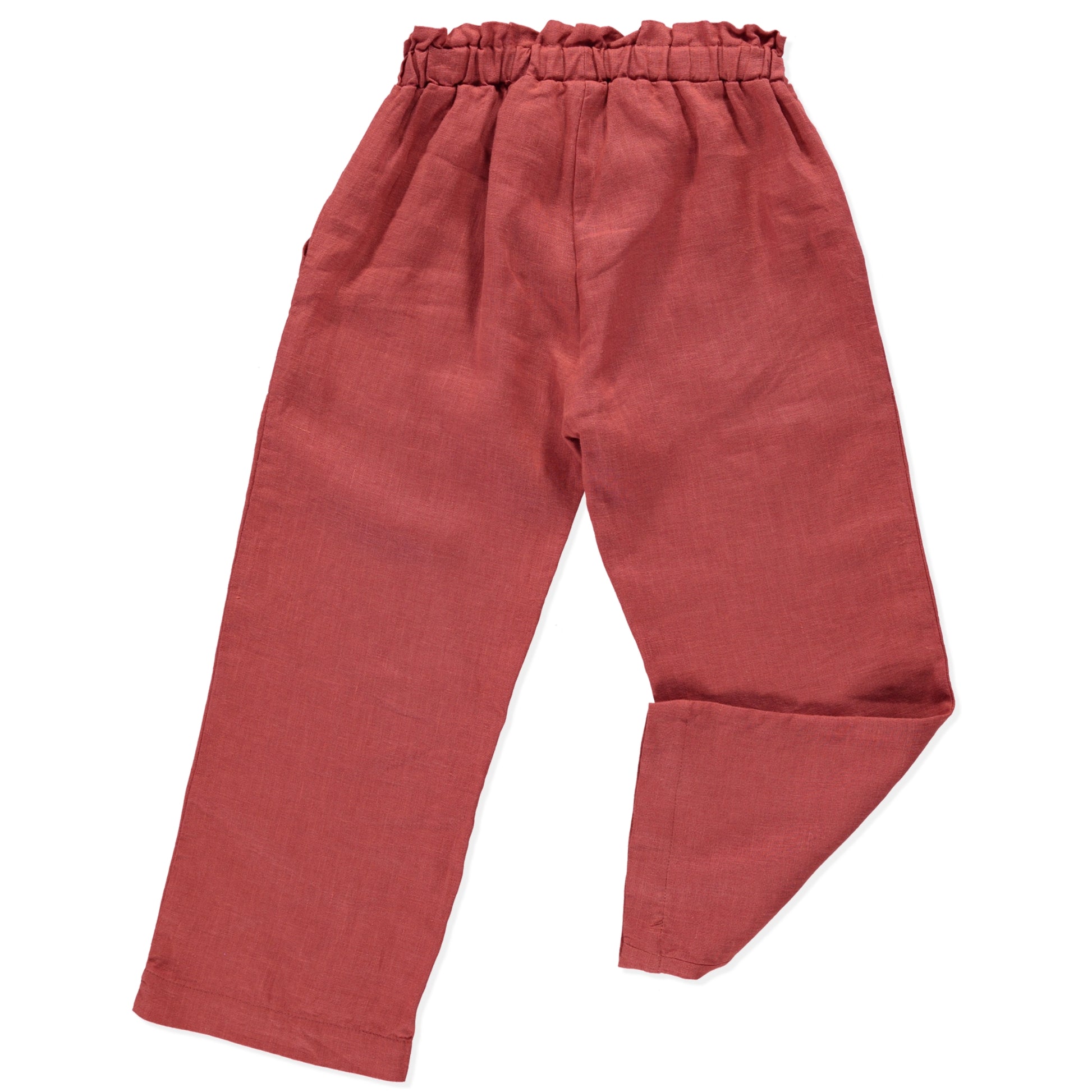linen crop pants