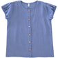 blue linen shirt